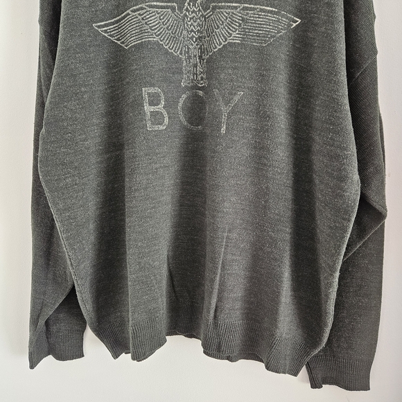 Vintage Boy London Long Sleeve Turtleneck Sweater Extra Large Punk Rock 80s 90s - Picture 3 of 5